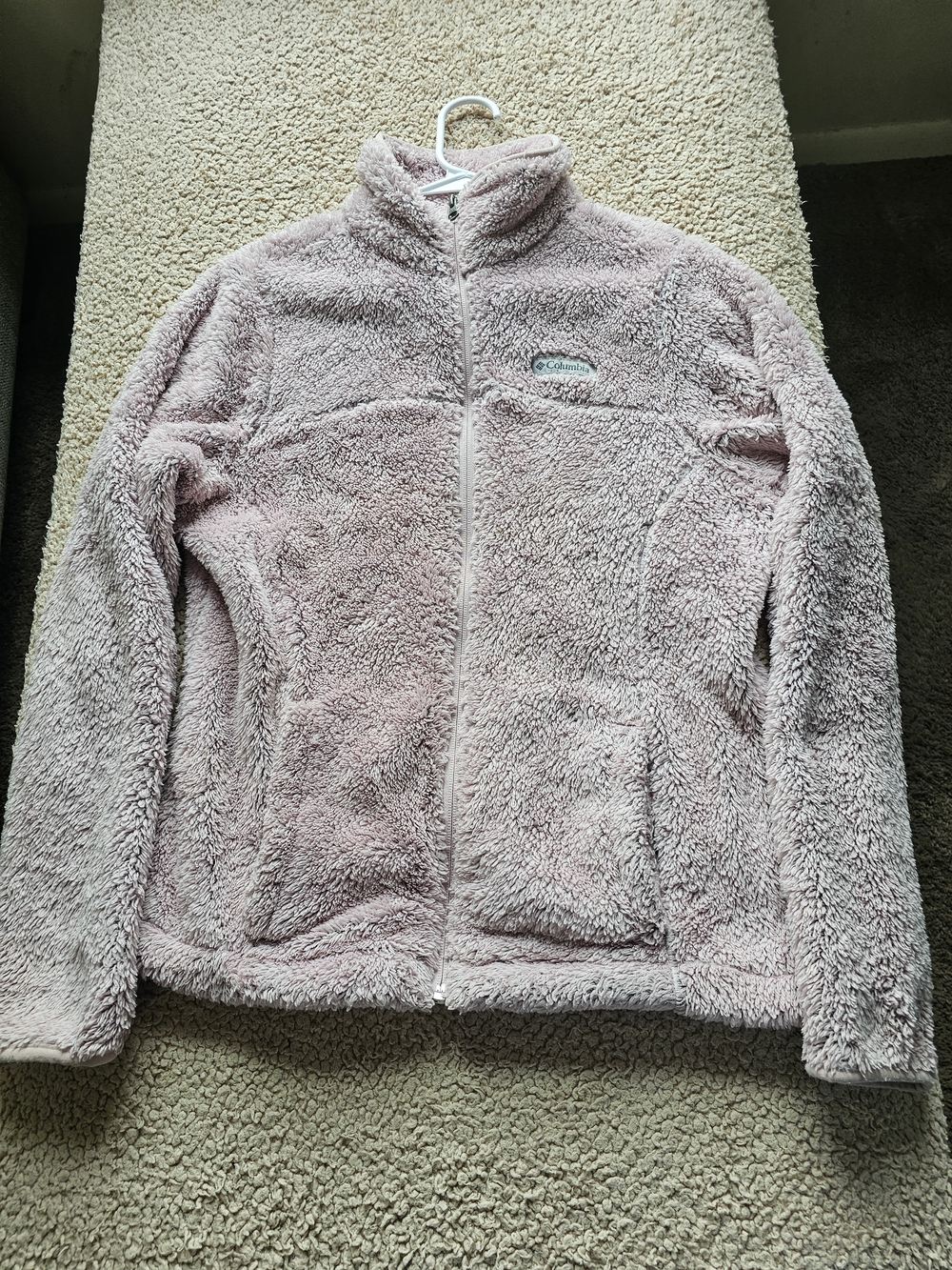 Columbia Womens' Plush Full-Zip Jacket — Light Pink